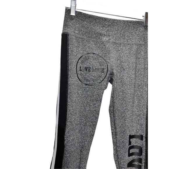 THRILL PERFORMANCE Women's Sz S Gray Stretch Activewear Leggings Exercise Pants - Picture 4 of 7